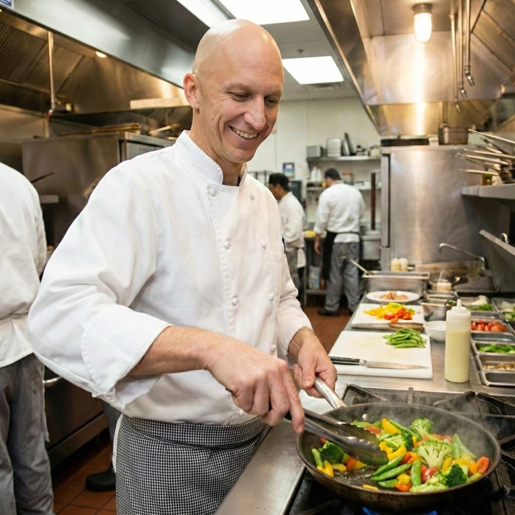 Peaceful outdoor wellness setting in nature with morning light